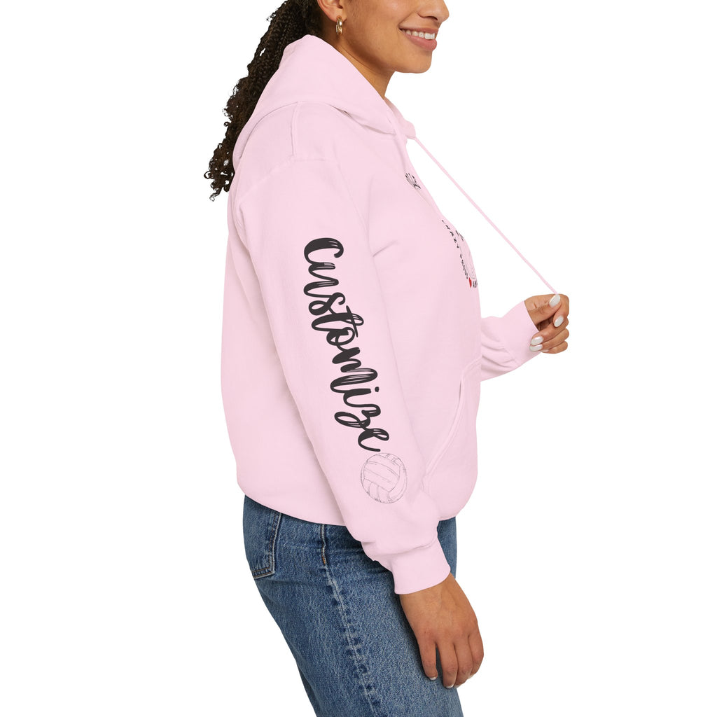 Volleyball Mom Crazy Proud Always Loud Hoodie