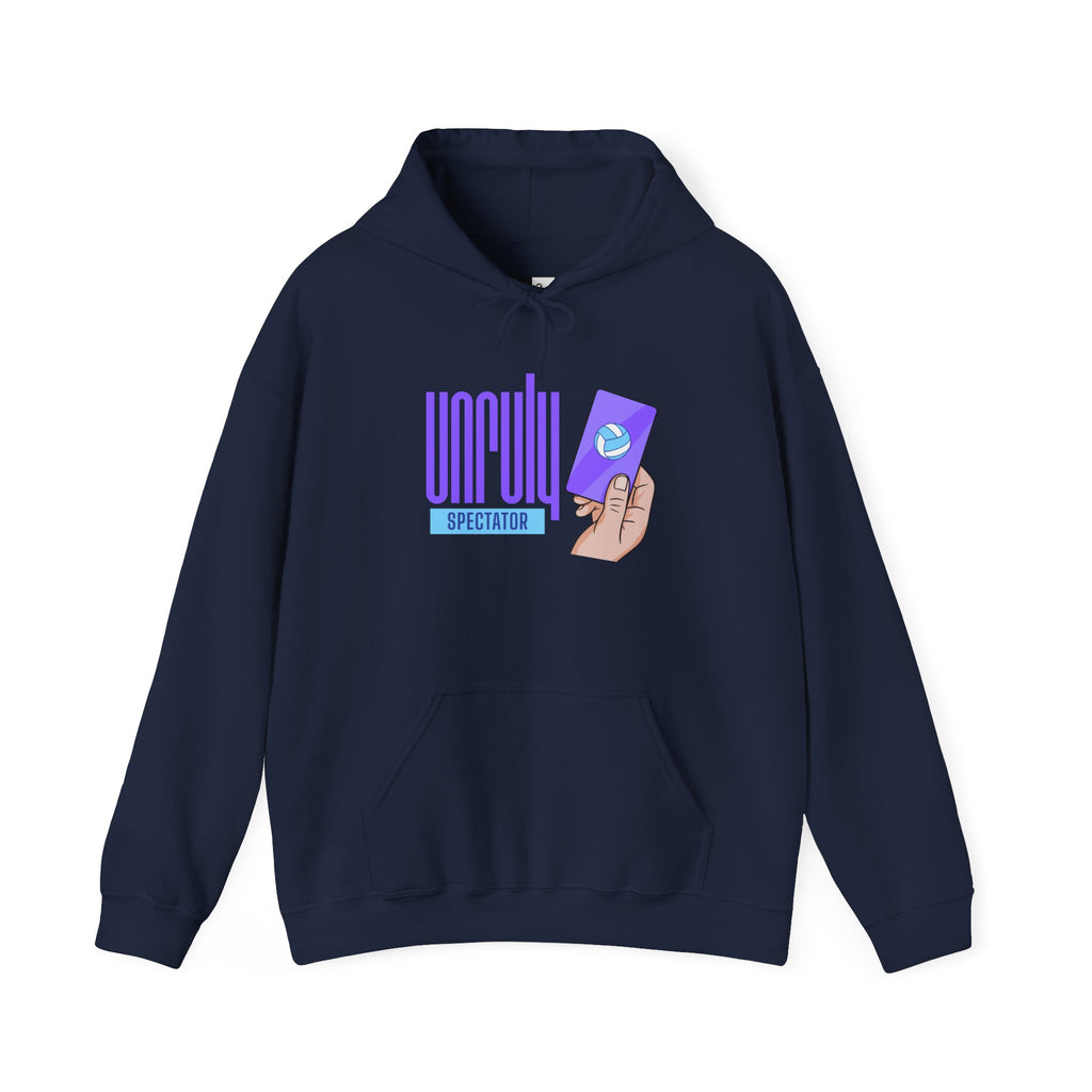 Unruly Spectator Blue Logo Hoodie