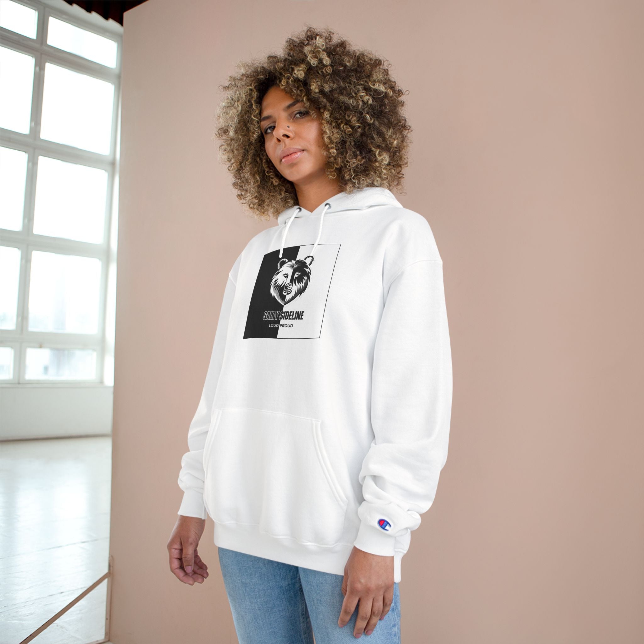 Salty Sideline Logo | Champion Hoodie | 4 Hoodie Color Options