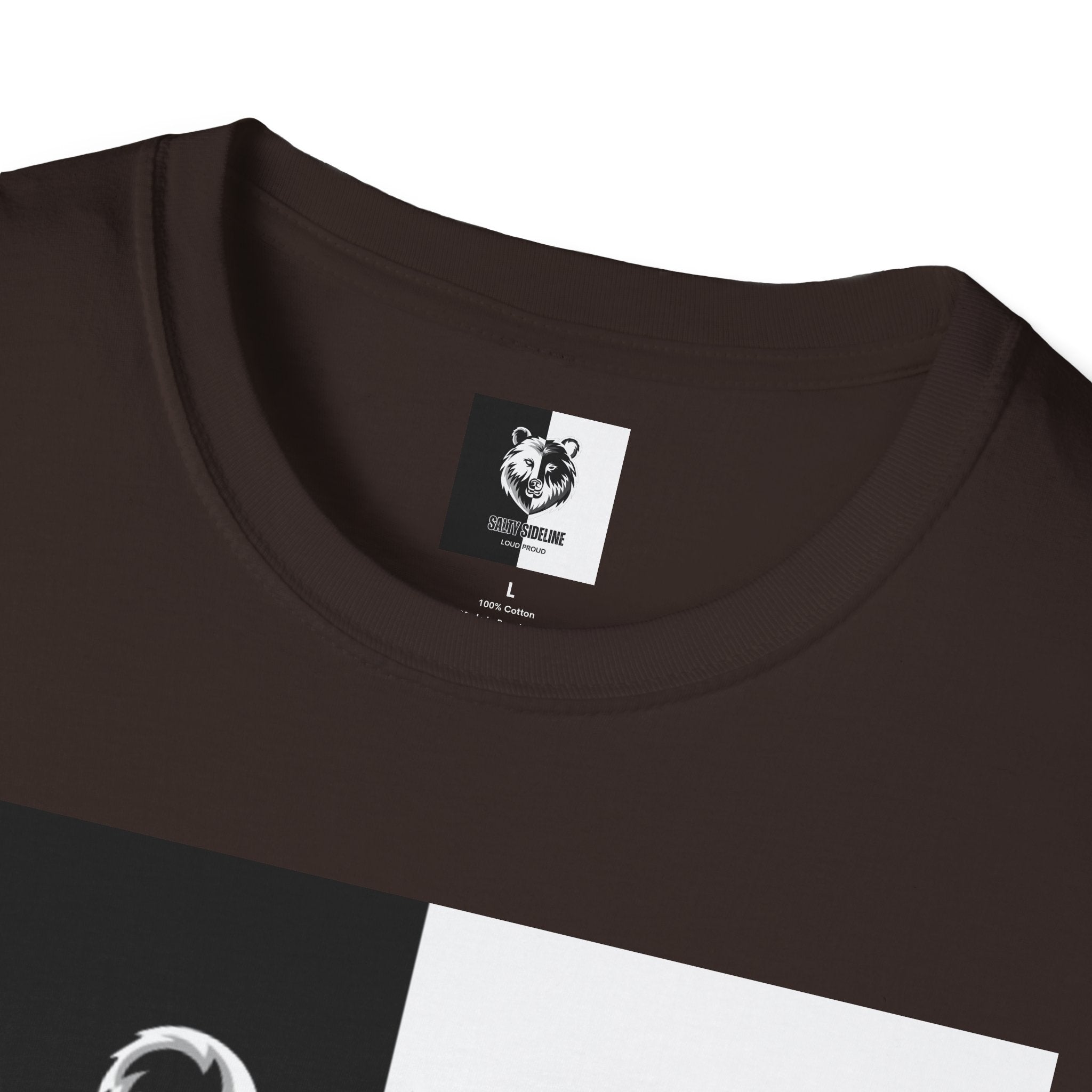Salty Sideline Logo | Unisex Softstyle T-Shirt | 12 Shirt Color Options
