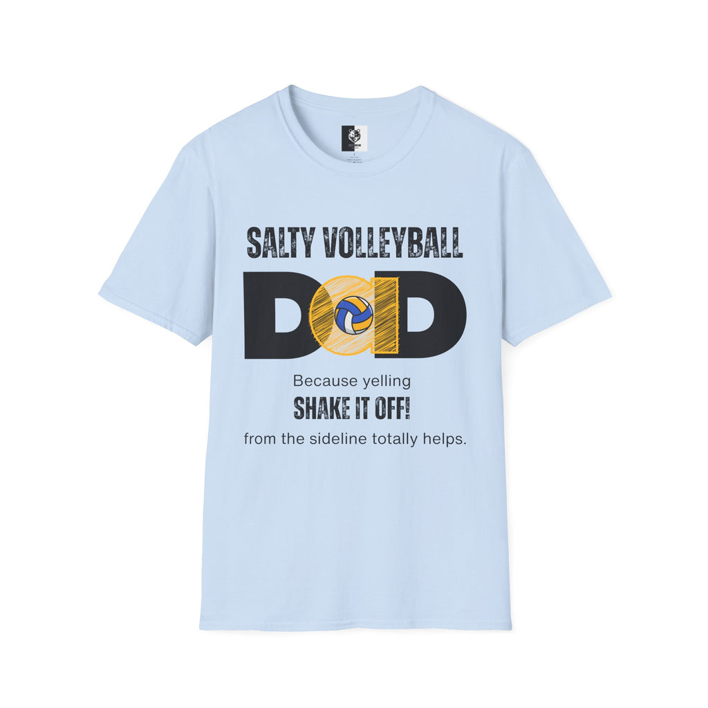 Salty Volleyball Dad - Shake It Off | Unisex Softstyle T-Shirt | 6 Shirt Color Options