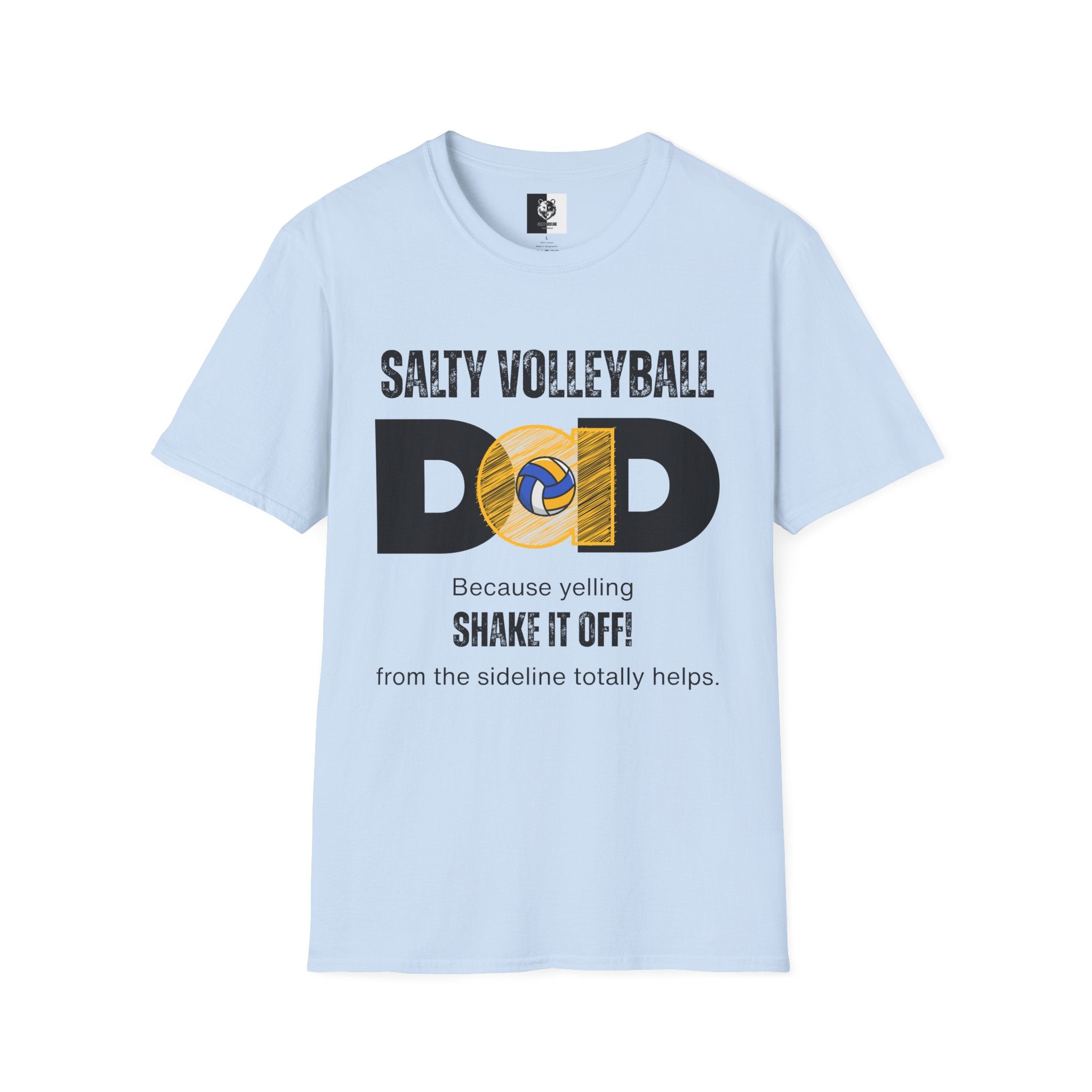 Salty Volleyball Dad - Shake It Off | Unisex Softstyle T-Shirt | 6 Shirt Color Options