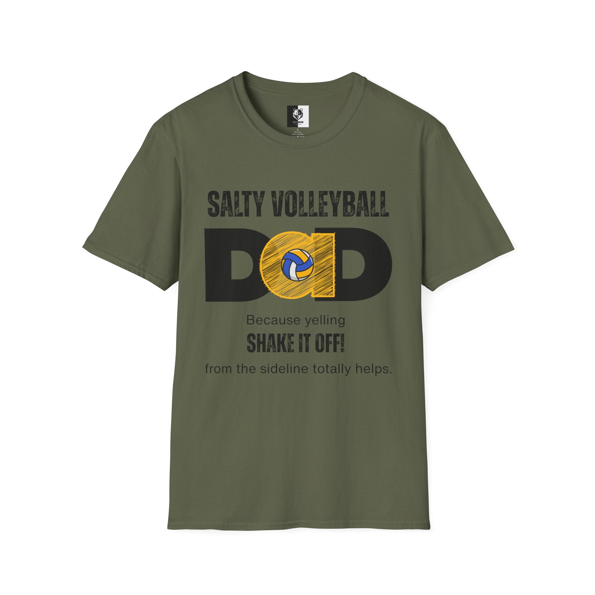 Salty Volleyball Dad - Shake It Off | Unisex Softstyle T-Shirt | 6 Shirt Color Options