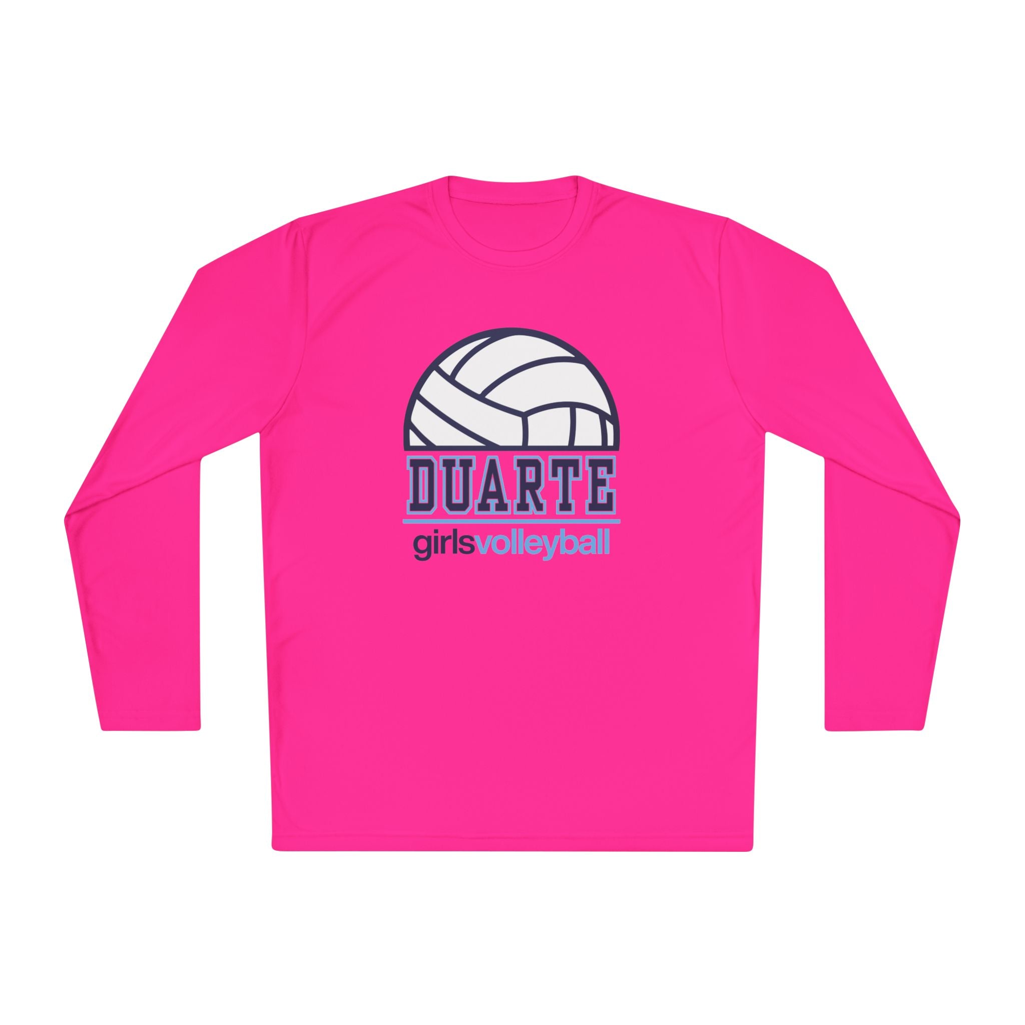Duarte Girls Volleyball Pink Out Long Sleeve Tee