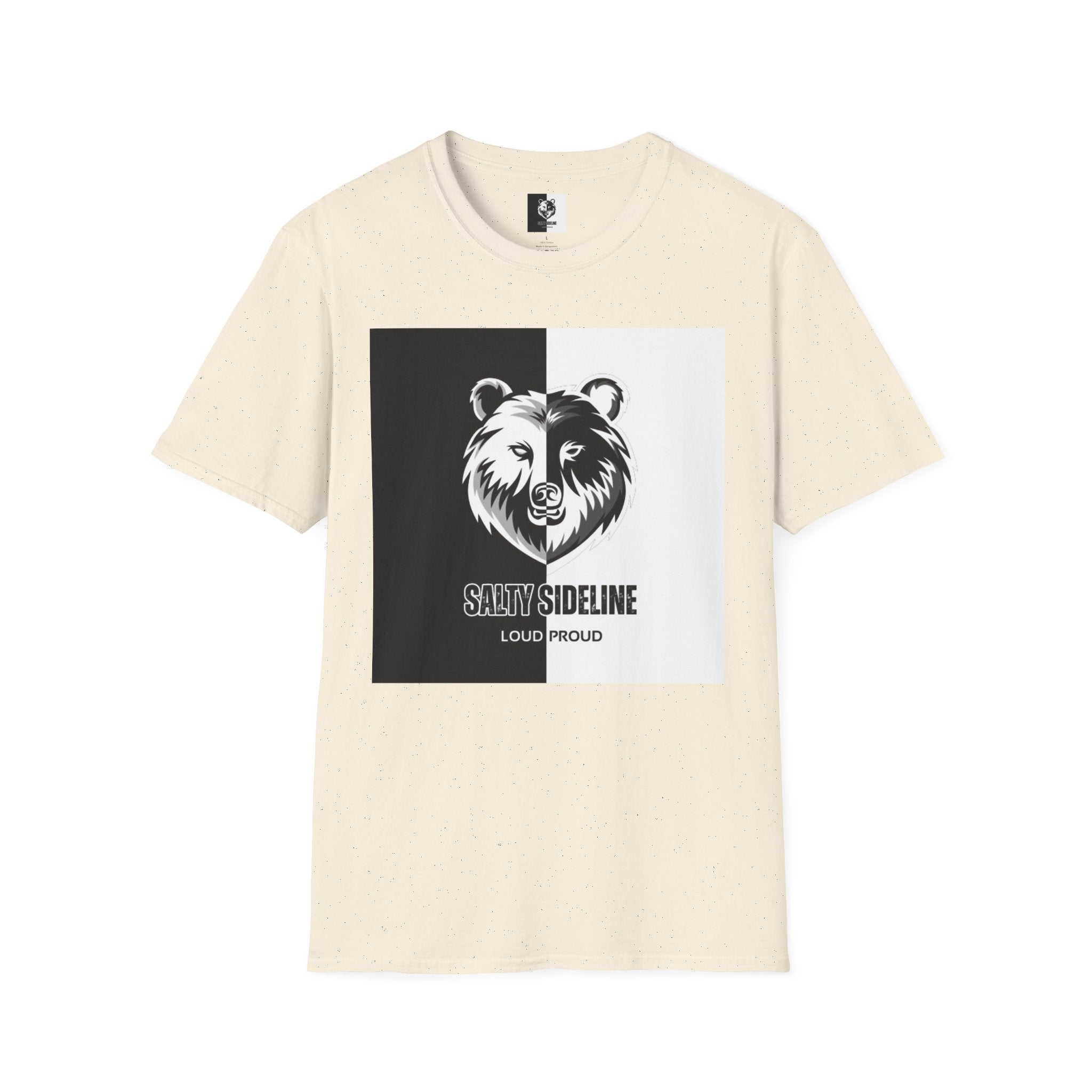 Salty Sideline Logo | Unisex Softstyle T-Shirt | 12 Shirt Color Options