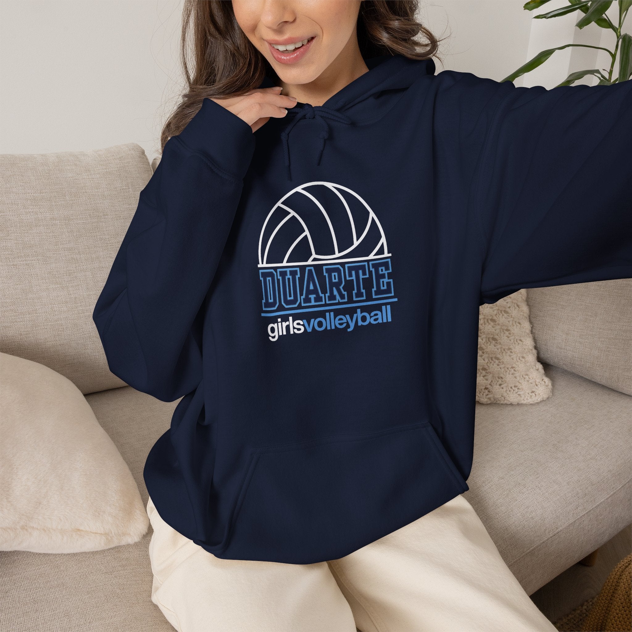 Duarte Girls Volleyball Logo Hoodie