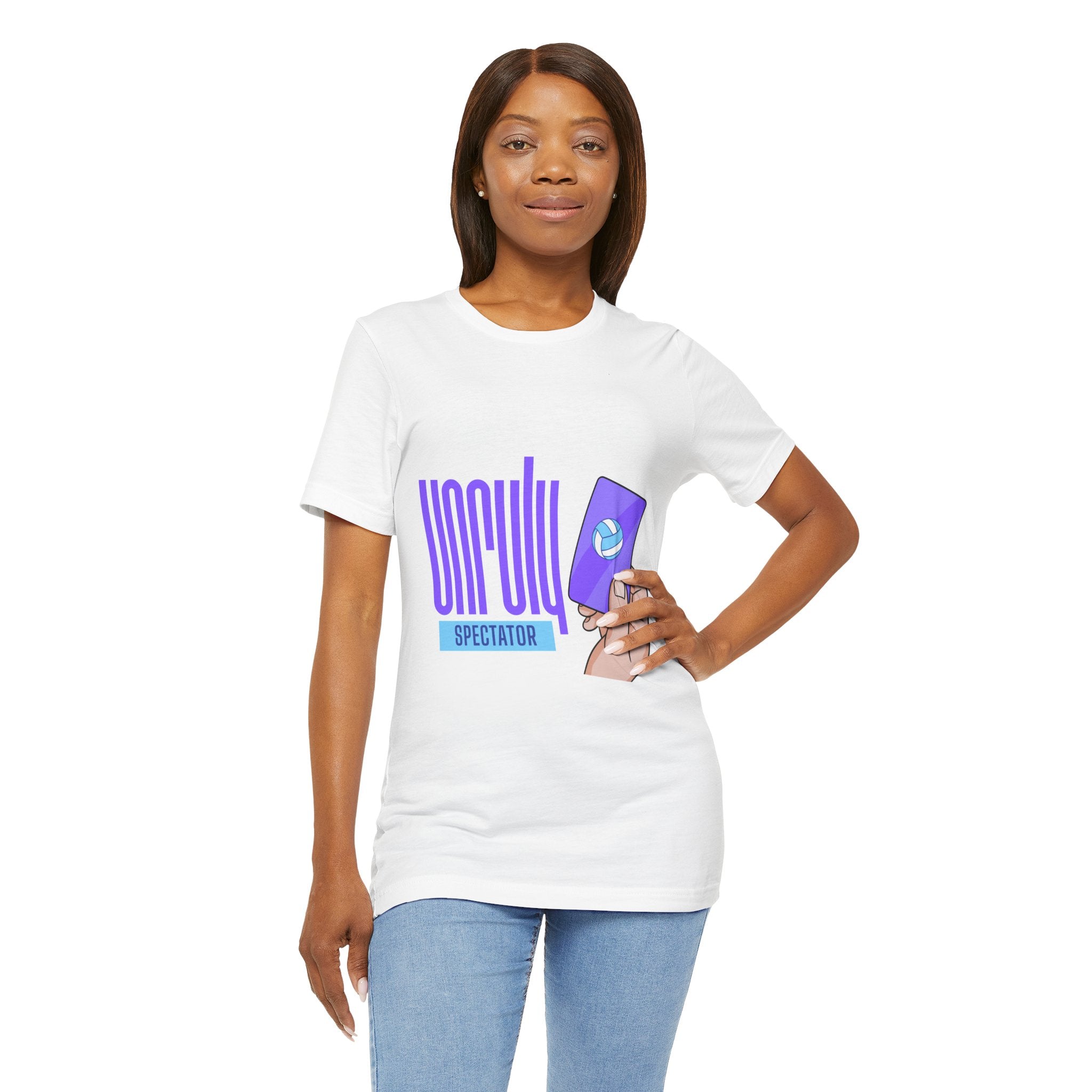 Unruly Spectator Blue Logo T-Shirt