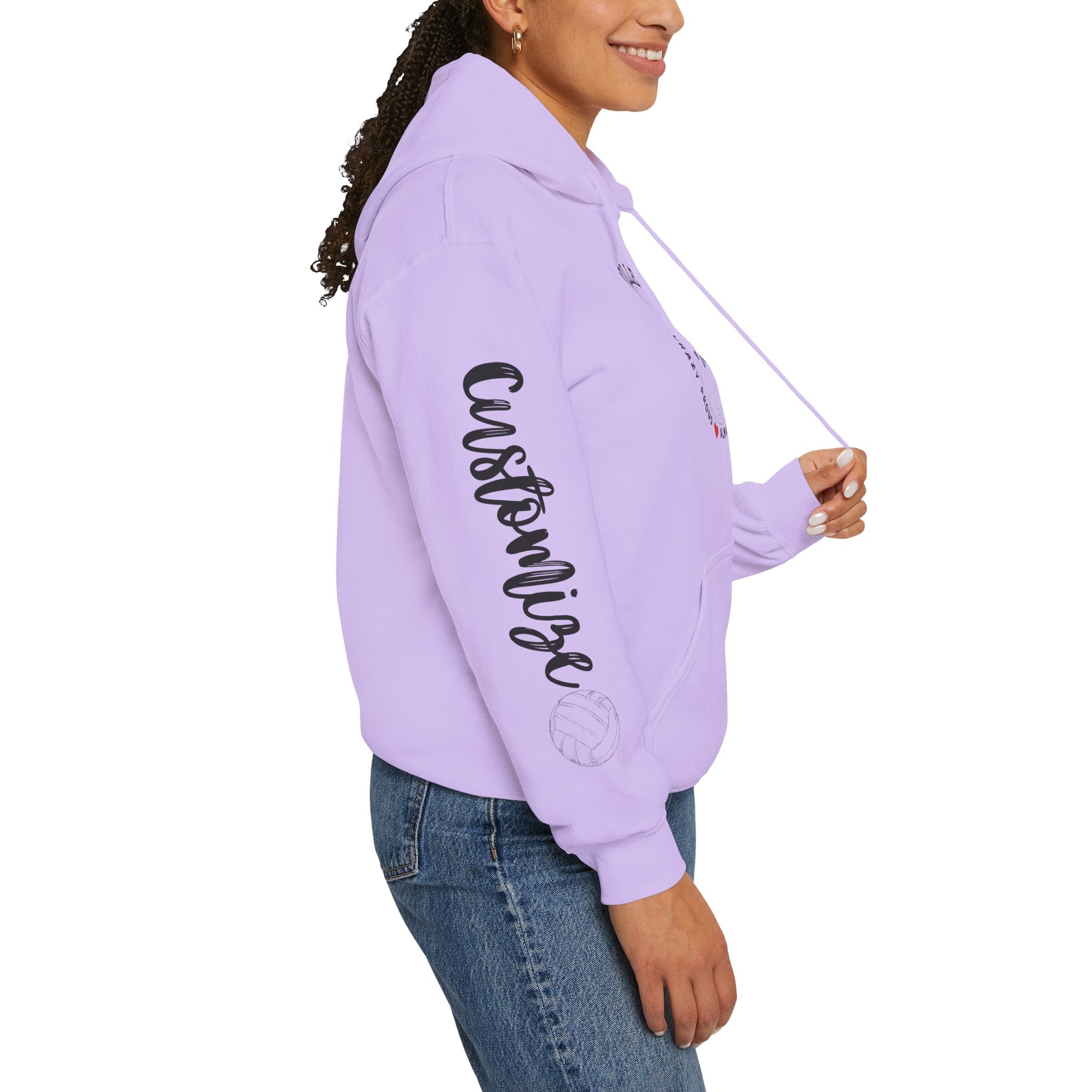 Volleyball Mom Crazy Proud Always Loud Hoodie