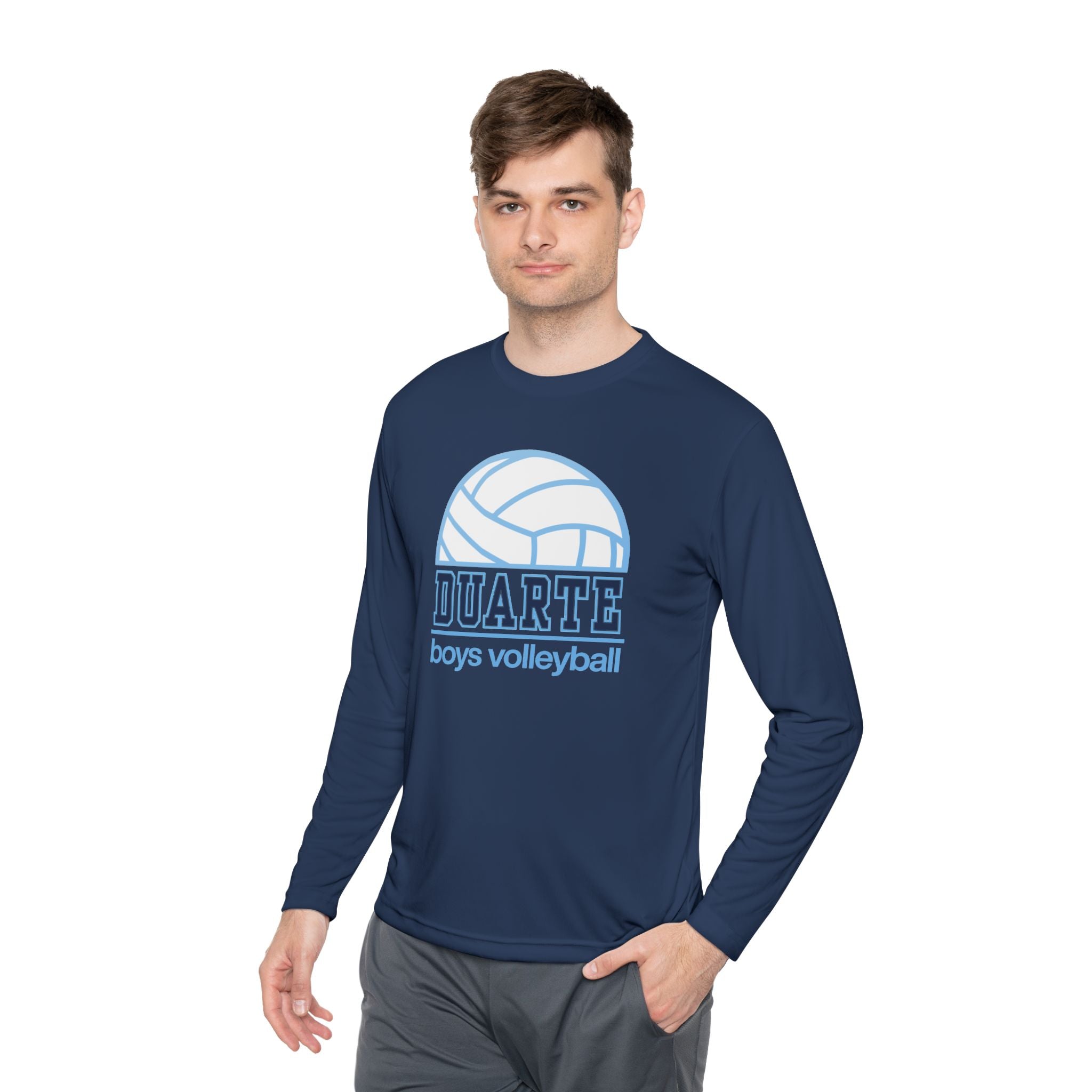 Duarte Boys Volleyball Half Ball Long Sleeve Tee