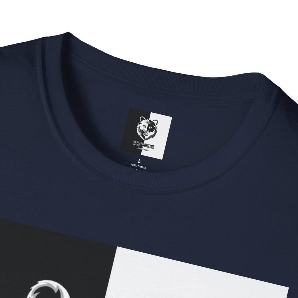 Salty Sideline Logo | Unisex Softstyle T-Shirt | 12 Shirt Color Options