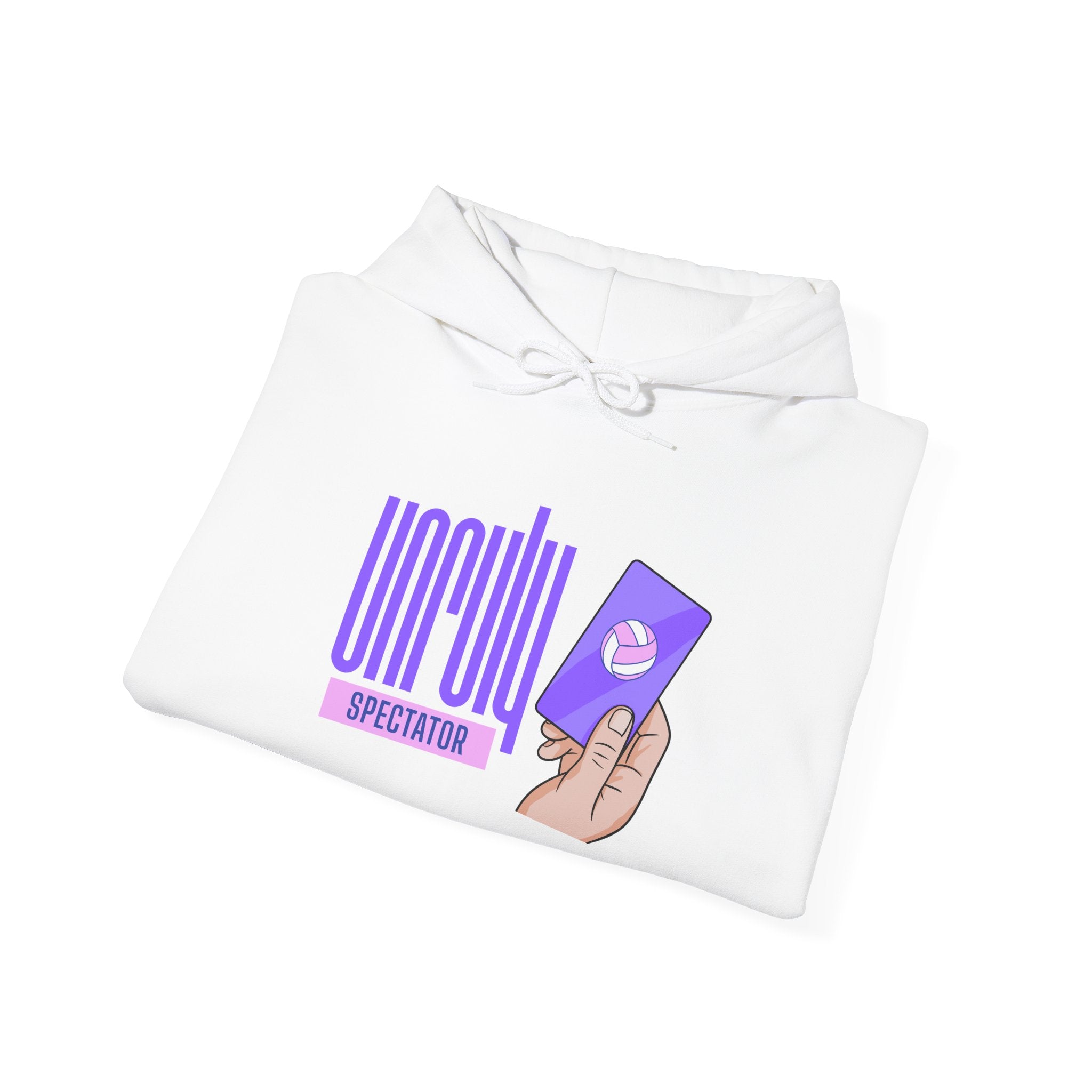 Unruly Spectator Pink Logo Hoodie