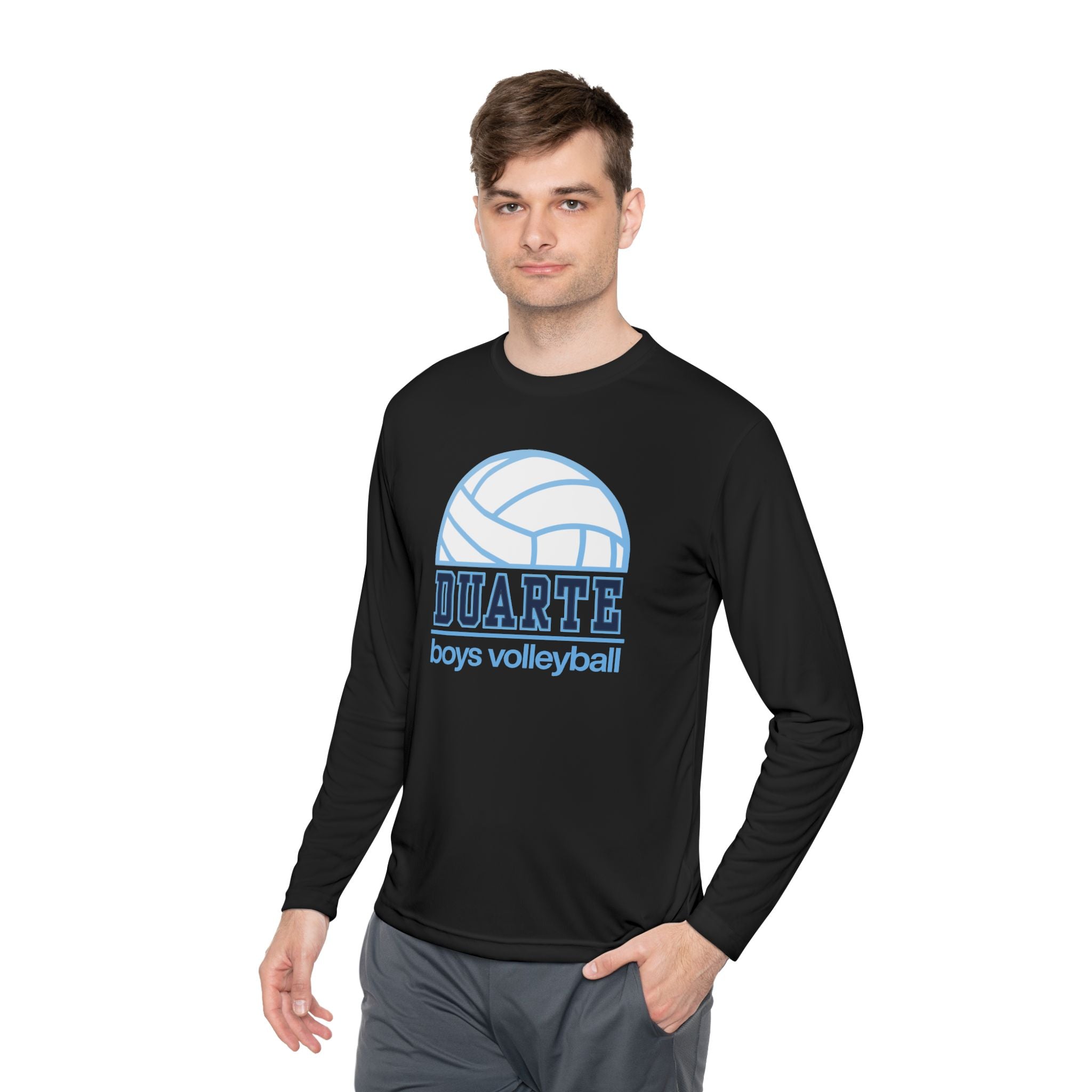 Duarte Boys Volleyball Half Ball Long Sleeve Tee